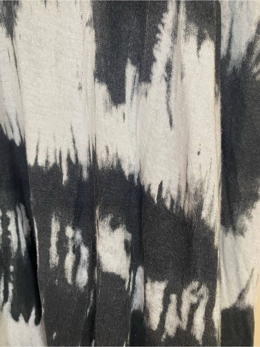 ellos size 4x Black & White Tie-Dye Maxi Dress adjustable spaghetti straps - Picture 5 of 11